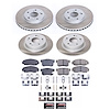 SC2743 Semi-Coated Rotor & Low-Dust Ceramic Brake Pad Kit - image 1