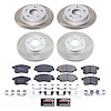 SC2744 Semi-Coated Rotor & Low-Dust Ceramic Brake Pad Kit - image 1