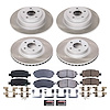 SC2750 Semi-Coated Rotor & Low-Dust Ceramic Brake Pad Kit - image 1