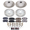 SC2752 Semi-Coated Rotor & Low-Dust Ceramic Brake Pad Kit - image 1