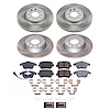 SC2757 Semi-Coated Rotor & Low-Dust Ceramic Brake Pad Kit - image 1