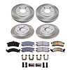 SC2760 Semi-Coated Rotor & Low-Dust Ceramic Brake Pad Kit - image 1