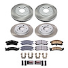 SC2761 Semi-Coated Rotor & Low-Dust Ceramic Brake Pad Kit - image 1