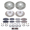 SC2766 Semi-Coated Rotor & Low-Dust Ceramic Brake Pad Kit - image 1