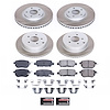 SC2767 Semi-Coated Rotor & Low-Dust Ceramic Brake Pad Kit - image 1