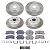 SC2774 Semi-Coated Rotor & Low-Dust Ceramic Brake Pad Kit - image 1