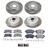 SC2776 Semi-Coated Rotor & Low-Dust Ceramic Brake Pad Kit - image 1