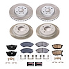 SC2778 Semi-Coated Rotor & Low-Dust Ceramic Brake Pad Kit - image 1