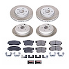 SC2781 Semi-Coated Rotor & Low-Dust Ceramic Brake Pad Kit - image 1