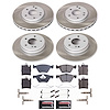 SC2786 Semi-Coated Rotor & Low-Dust Ceramic Brake Pad Kit - image 1