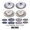 SC2798 Semi-Coated Rotor & Low-Dust Ceramic Brake Pad Kit - image 1