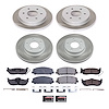SC2805 Semi-Coated Rotor & Low-Dust Ceramic Brake Pad Kit - image 1