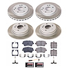 SC2812 Semi-Coated Rotor & Low-Dust Ceramic Brake Pad Kit - image 1