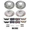 SC2820 Semi-Coated Rotor & Low-Dust Ceramic Brake Pad Kit - image 1
