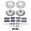 SC2822 Semi-Coated Rotor & Low-Dust Ceramic Brake Pad Kit - image 1
