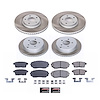 SC2829 Semi-Coated Rotor & Low-Dust Ceramic Brake Pad Kit - image 1