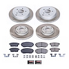 SC2830 Semi-Coated Rotor & Low-Dust Ceramic Brake Pad Kit - image 1