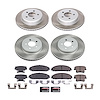 SC2853 Semi-Coated Rotor & Low-Dust Ceramic Brake Pad Kit - image 1