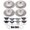 SC2883 Semi-Coated Rotor & Low-Dust Ceramic Brake Pad Kit - image 1