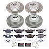 SC2890 Semi-Coated Rotor & Low-Dust Ceramic Brake Pad Kit - image 1