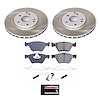 SC2926 Semi-Coated Rotor & Low-Dust Ceramic Brake Pad Kit