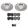 SC2952 Semi-Coated Rotor & Low-Dust Ceramic Brake Pad Kit - image 1