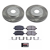 SC2983 Semi-Coated Rotor & Low-Dust Ceramic Brake Pad Kit - image 1