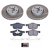 SC3004 Semi-Coated Rotor & Low-Dust Ceramic Brake Pad Kit