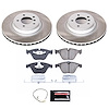 SC3015 Semi-Coated Rotor & Low-Dust Ceramic Brake Pad Kit - image 1