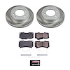 SC3035 Semi-Coated Rotor & Low-Dust Ceramic Brake Pad Kit - image 1