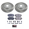 SC3038 Semi-Coated Rotor & Low-Dust Ceramic Brake Pad Kit - image 1