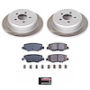 SC3046 Semi-Coated Rotor & Low-Dust Ceramic Brake Pad Kit - image 1