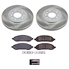 SC3051 Semi-Coated Rotor & Low-Dust Ceramic Brake Pad Kit - image 1