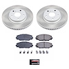 SC3054 Semi-Coated Rotor & Low-Dust Ceramic Brake Pad Kit - image 1