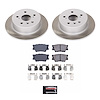 SC3068 Semi-Coated Rotor & Low-Dust Ceramic Brake Pad Kit - image 1
