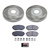 SC3071 Semi-Coated Rotor & Low-Dust Ceramic Brake Pad Kit - image 1