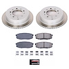 SC3073 Semi-Coated Rotor & Low-Dust Ceramic Brake Pad Kit - image 1