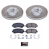 SC3076 Semi-Coated Rotor & Low-Dust Ceramic Brake Pad Kit - image 1