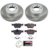 SC3087 Semi-Coated Rotor & Low-Dust Ceramic Brake Pad Kit - image 1