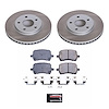 SC3116 Semi-Coated Rotor & Low-Dust Ceramic Brake Pad Kit - image 1