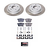 SC3128 Semi-Coated Rotor & Low-Dust Ceramic Brake Pad Kit - image 1