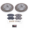 SC3163 Semi-Coated Rotor & Low-Dust Ceramic Brake Pad Kit - image 1