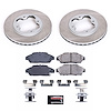 SC3164 Semi-Coated Rotor & Low-Dust Ceramic Brake Pad Kit - image 1