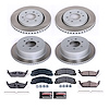 SC3166 Semi-Coated Rotor & Low-Dust Ceramic Brake Pad Kit - image 1