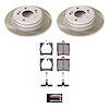 SC368 Semi-Coated Rotor & Low-Dust Ceramic Brake Pad Kit - image 1