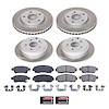 SC4044 Semi-Coated Rotor & Low-Dust Ceramic Brake Pad Kit - image 1