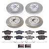 SC4051 Semi-Coated Rotor & Low-Dust Ceramic Brake Pad Kit - image 1