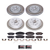 SC4062 Semi-Coated Rotor & Low-Dust Ceramic Brake Pad Kit - image 1