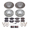 SC4068 Semi-Coated Rotor & Low-Dust Ceramic Brake Pad Kit - image 1