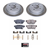 SC408 Semi-Coated Rotor & Low-Dust Ceramic Brake Pad Kit - image 1